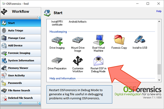 osforensics tool